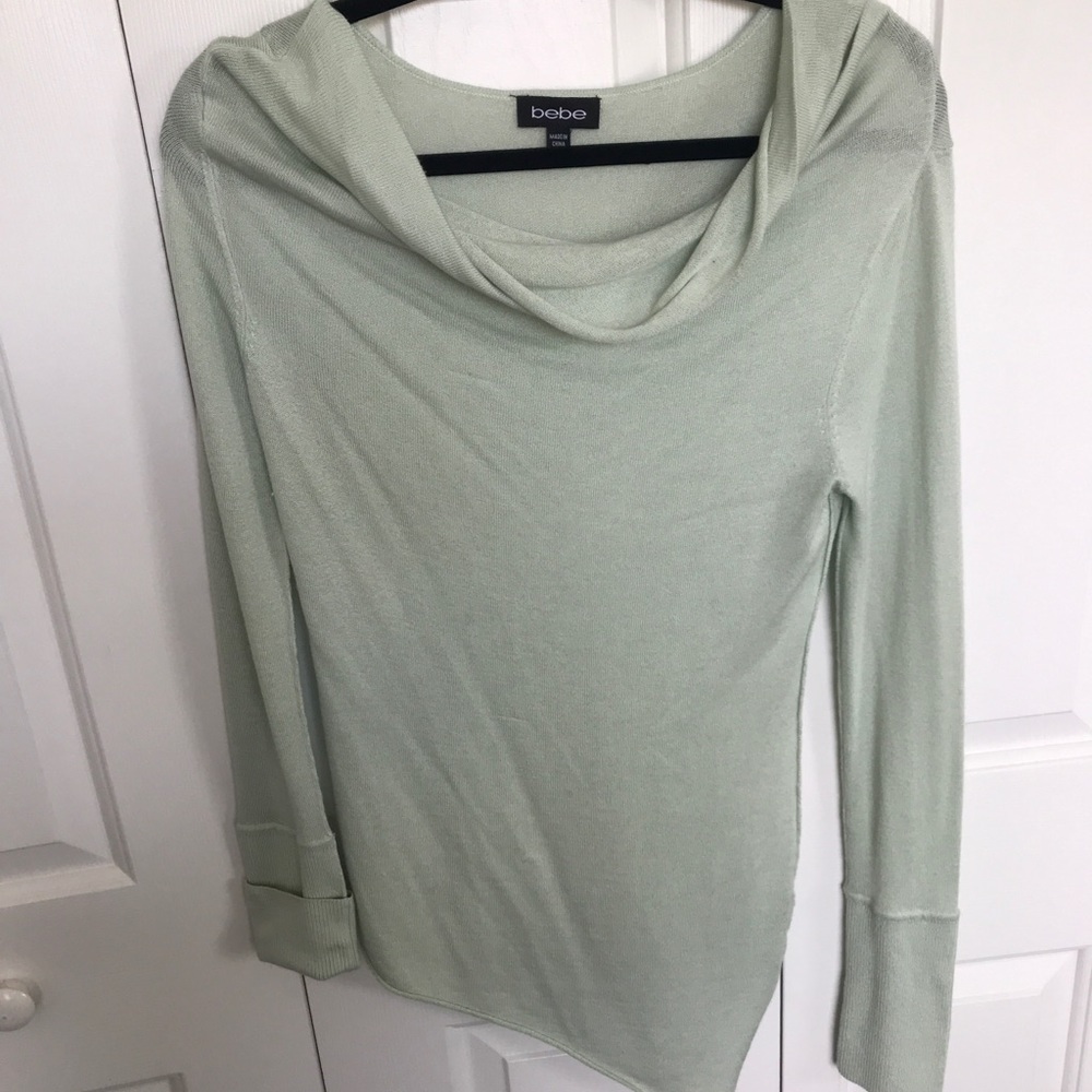 Bebe asymmetrical sweater
